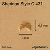 Punziereisen Sheridan Style C 431 - Camouflage - Craft Japan