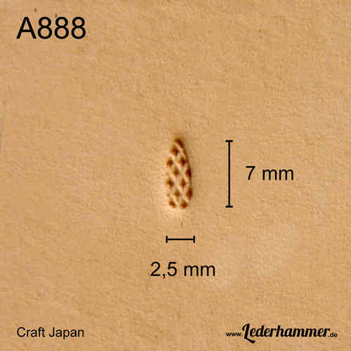 Punziereisen A888 - Background - Craft Japan