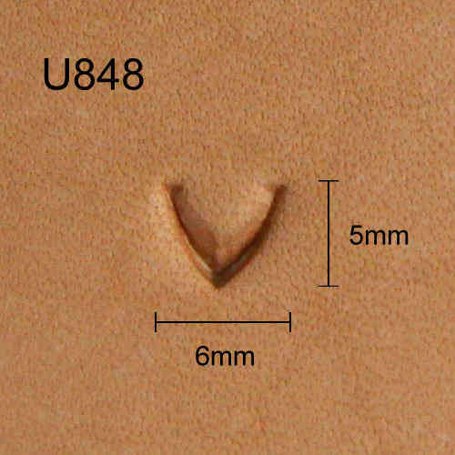 Punzierstempel Punziereisen U848 Lederstempel Leather Stamp 