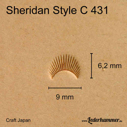 Punziereisen Sheridan Style C 431 - Camouflage - Craft Japan