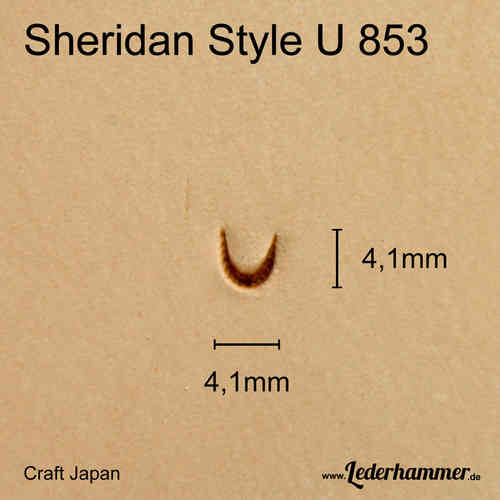 Punziereisen Sheridan Style U 853 - Mulefoot - Craft Japan