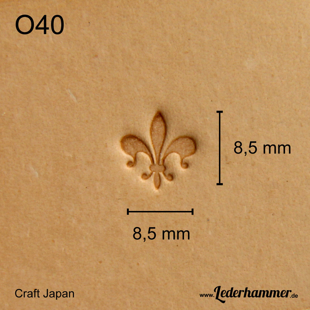 Punziereisen Craft Japan Lederstempel G878 Punzierstempel Leather Stamp 