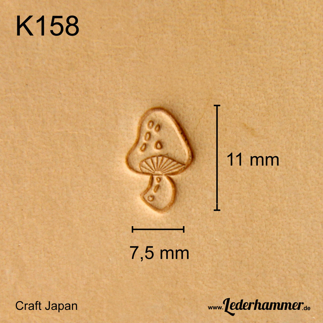 Craft Japan Lederstempel Punziereisen K158 Leather Stamp Punzierstempel 