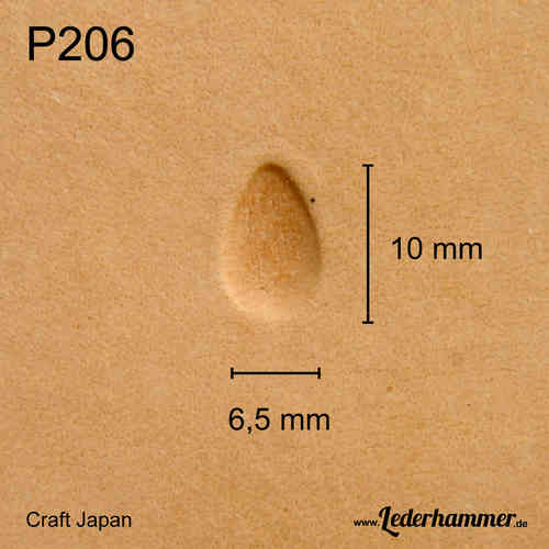 Punziereisen P206 - Pear Shader - Craft Japan