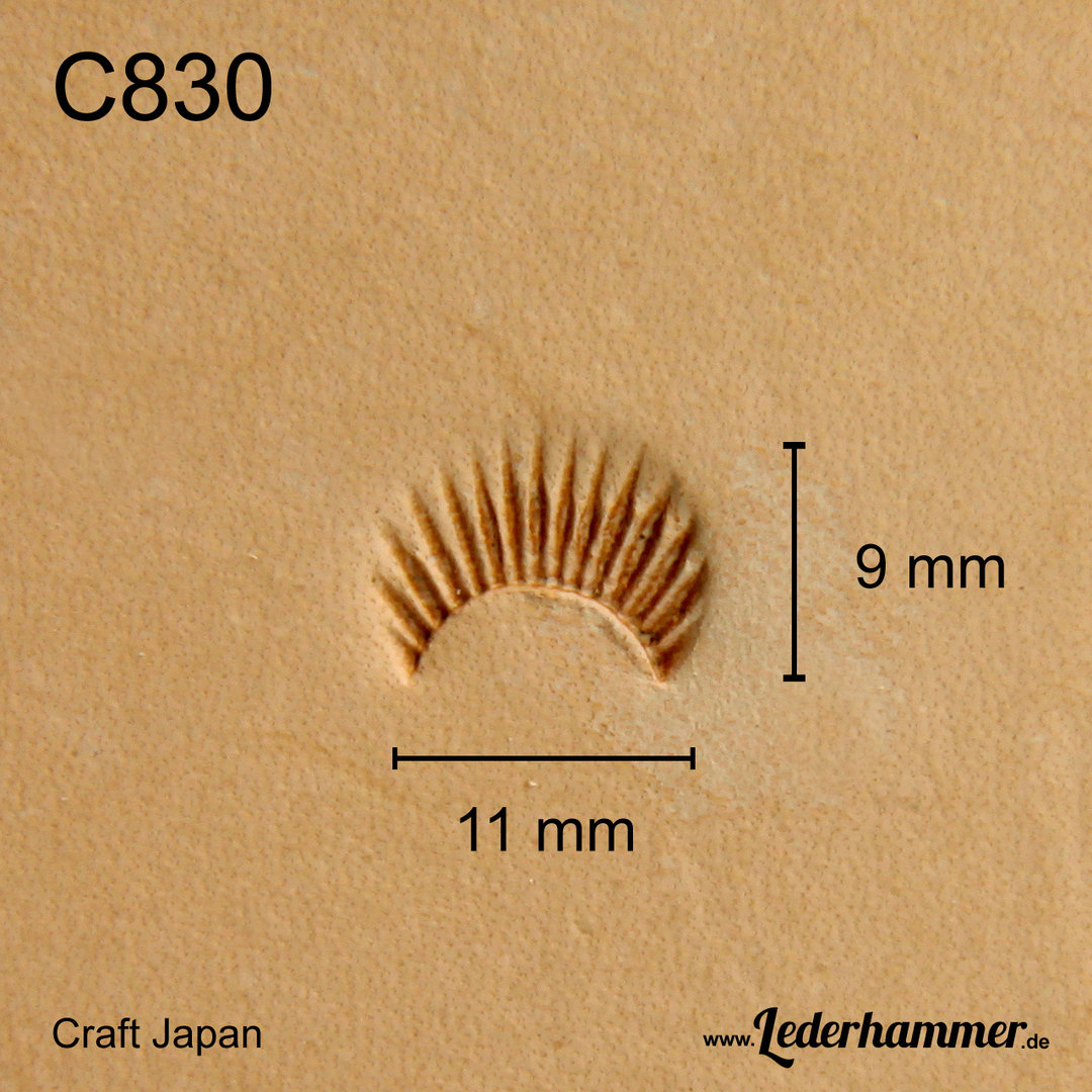 Craft Japan Leather Stamp X505 Punzierstempel Punziereisen Lederstempel 
