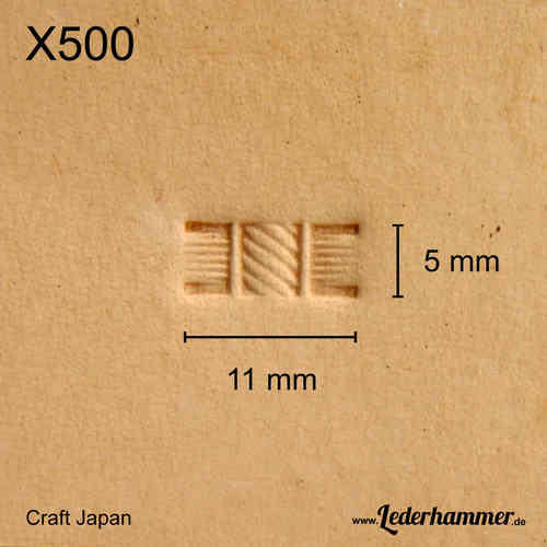 Punziereisen X500 - Basket Weave - Craft Japan