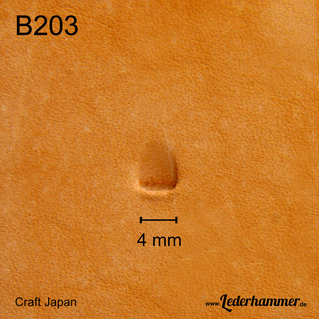Punziereisen B203 Lederstempel Punzierstempel Leather Stamp 